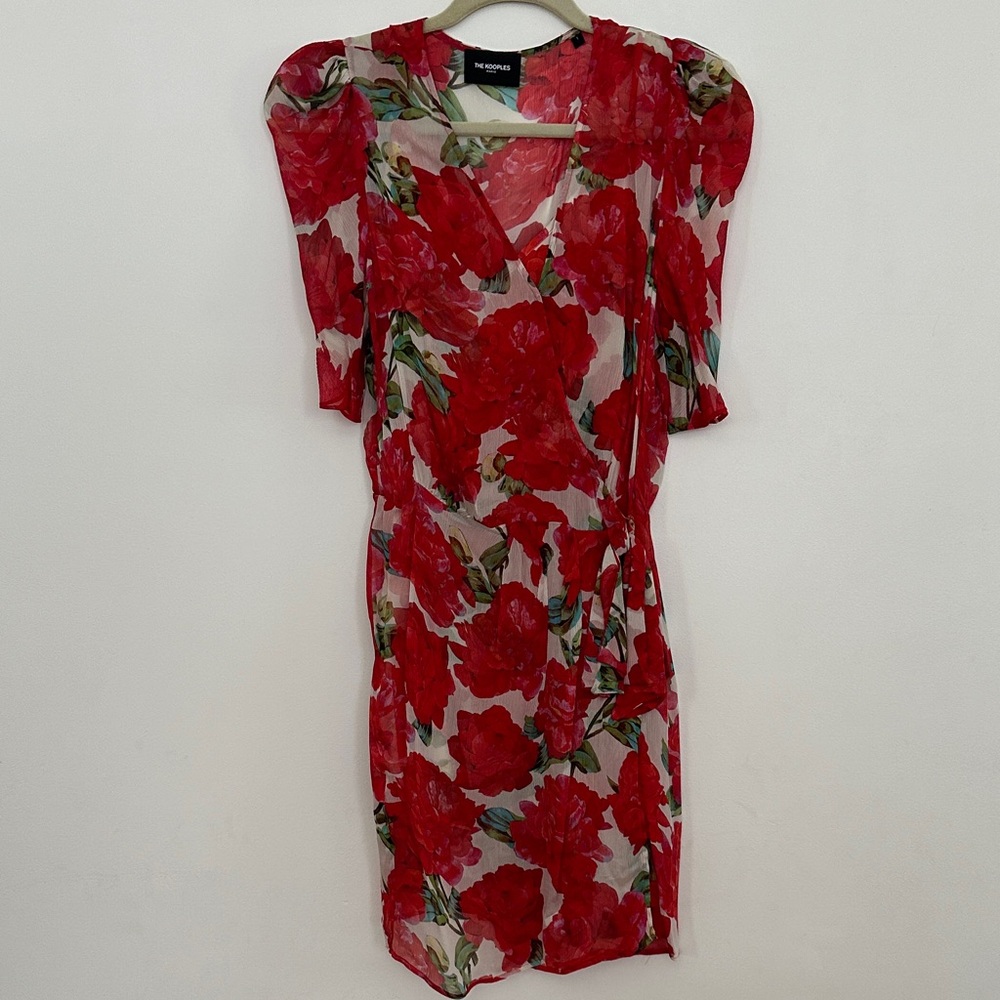 The Kooples Red Floral Dress